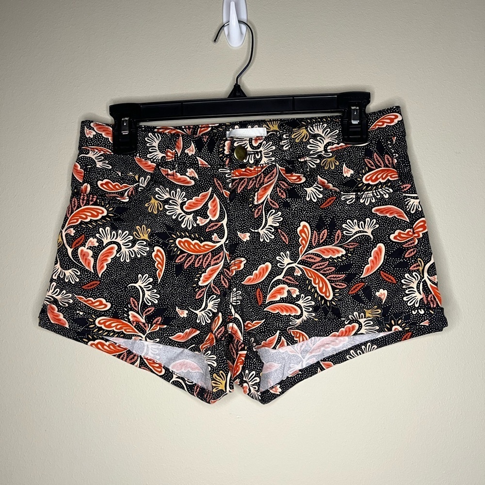 Floral Denim Short